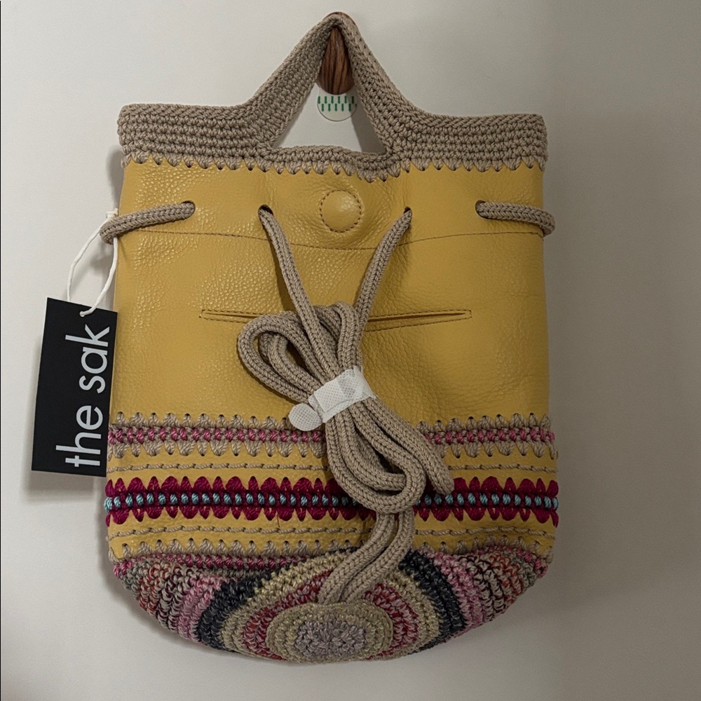 The Sak leather & crochet backpack - Picture 2 of 7